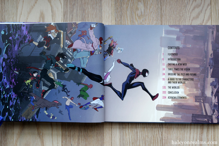 Spider Man Across The Spider Verse The Art Of The Movie Book Review Halcyon Realms Art