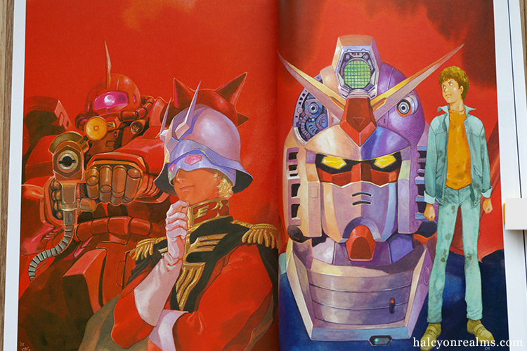Mobile Suit Gundam : The Origin Cover Illustrations - Yoshikazu Yasuhiko Art Book Review ???????? ? ???? ???? ?? ????