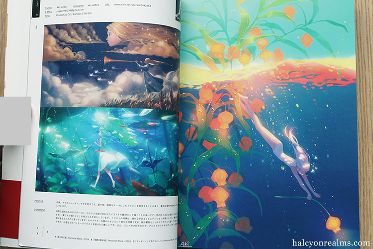 ILLUSTRATION 2021 Japanese Art Book Review - Halcyon Realms - Art