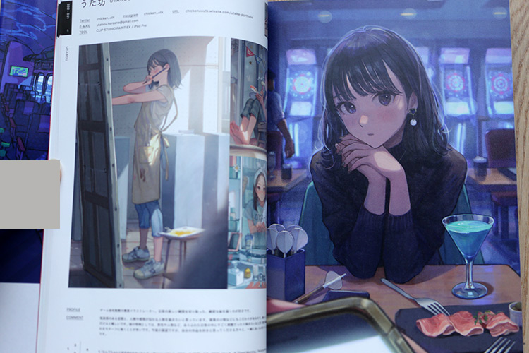 ILLUSTRATION 2023 Japanese Art Book Review Halcyon Realms Art Book