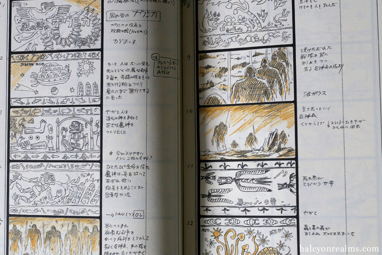 Nausicaa Storyboard Ghibli Art Book