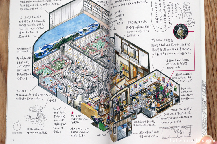 Japanese Bathhouses Illustrated Guide - Enya Honami Book Review