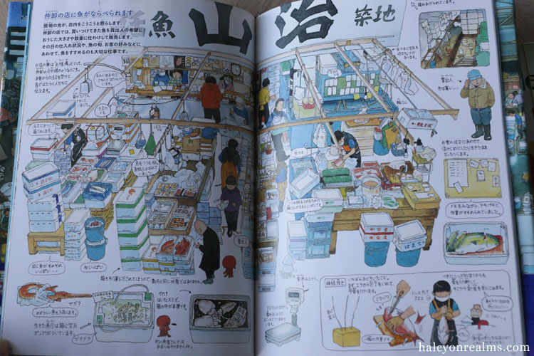 Tsukiji Fish Market - Morinaga Yo Illustration Book Review