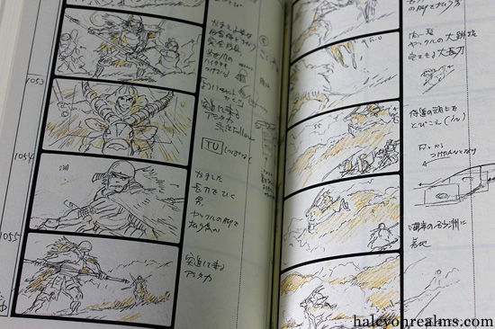 Princess Mononoke - The Storyboard Book - Halcyon Realms - Art Book Reviews  - Anime, Manga, Film, Photography