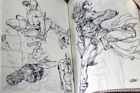 SKETCH - Katsuya Terada Art Book Review - Halcyon Realms - Art