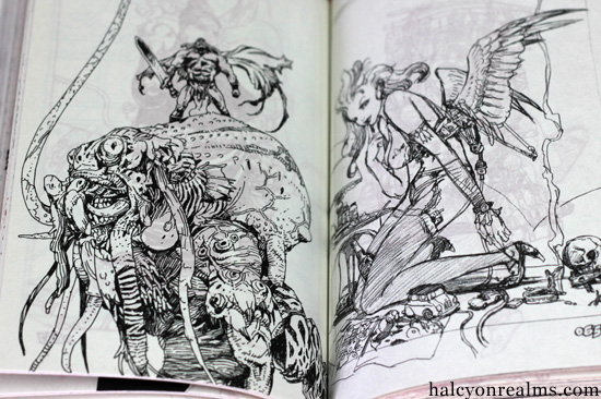 SKETCH - Katsuya Terada Art Book Review - Halcyon Realms - Art