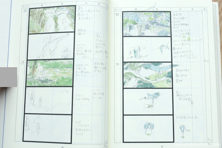 The Boy And The Heron Ghibli Anime Storyboard Book Review - Halcyon ...