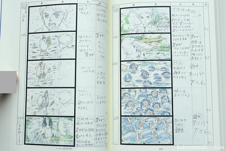 The Boy And The Heron Ghibli Anime Storyboard Book Review - Halcyon ...