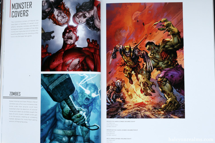 Variant Cover Marvel Comics - The Variant Covers Art Book Review - Halcyon Realms ...